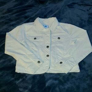 Gymboree girls Whire Denim Jacket